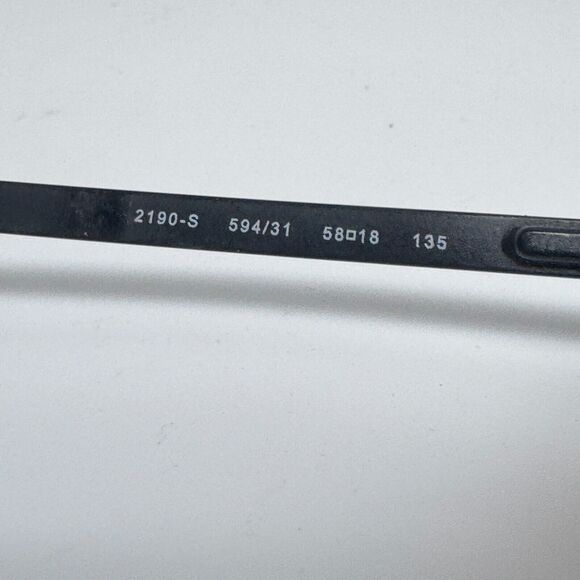 PERSOL 2190-s‎ 594/31 Sunglasses Frames need new lens 58-18-135 H16133 main image 5